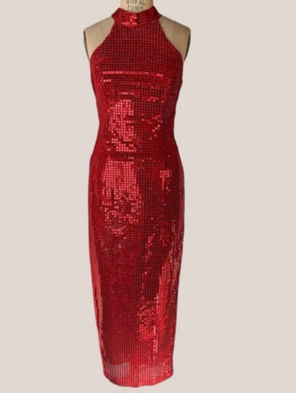 - Roberta BRIDAL sparkly red dress Junior's Size 9